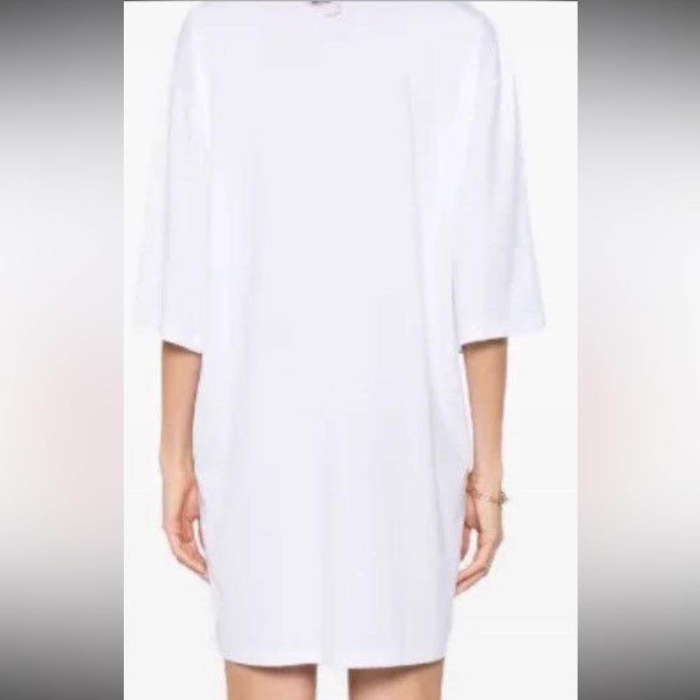 2 TOTOME (1 black & 1 white t-shirt dress Sz: XS $290 each - Picture 6 of 9